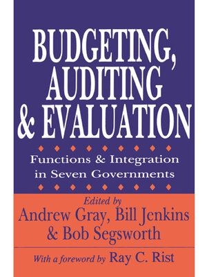cover image of Budgeting, Auditing, and Evaluation